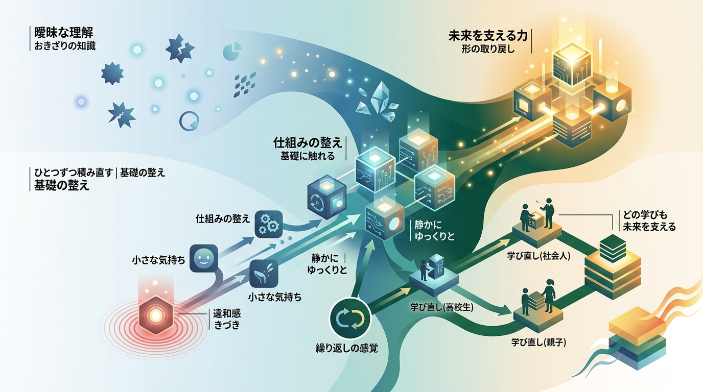中学英語をもう一度ひとつひとつわかりやすく 感想｜基礎は静かに積み直せる