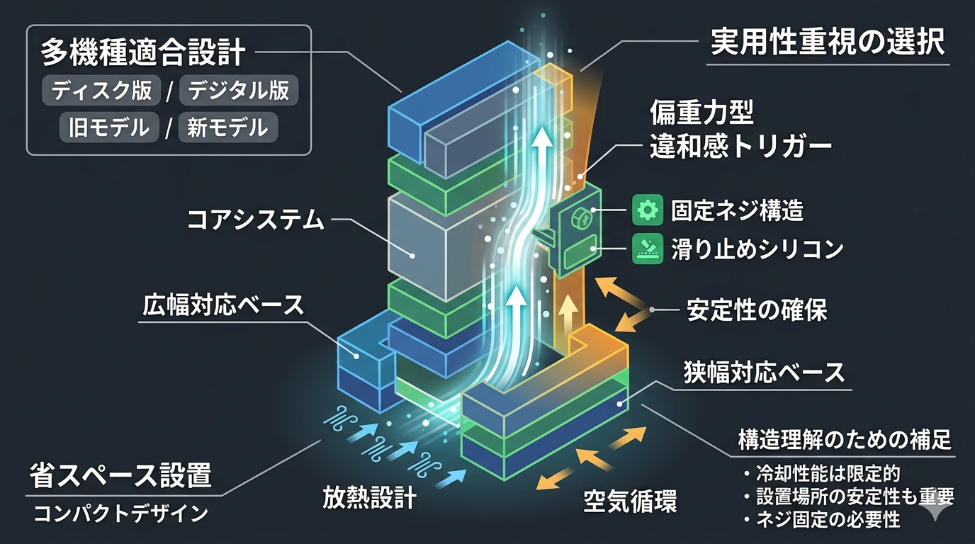 DUXICEPIN PS5縦置きスタンド｜PS5 Slim PS5 PS5 Pro に対応した“安定性重視”の縦置きスタンド