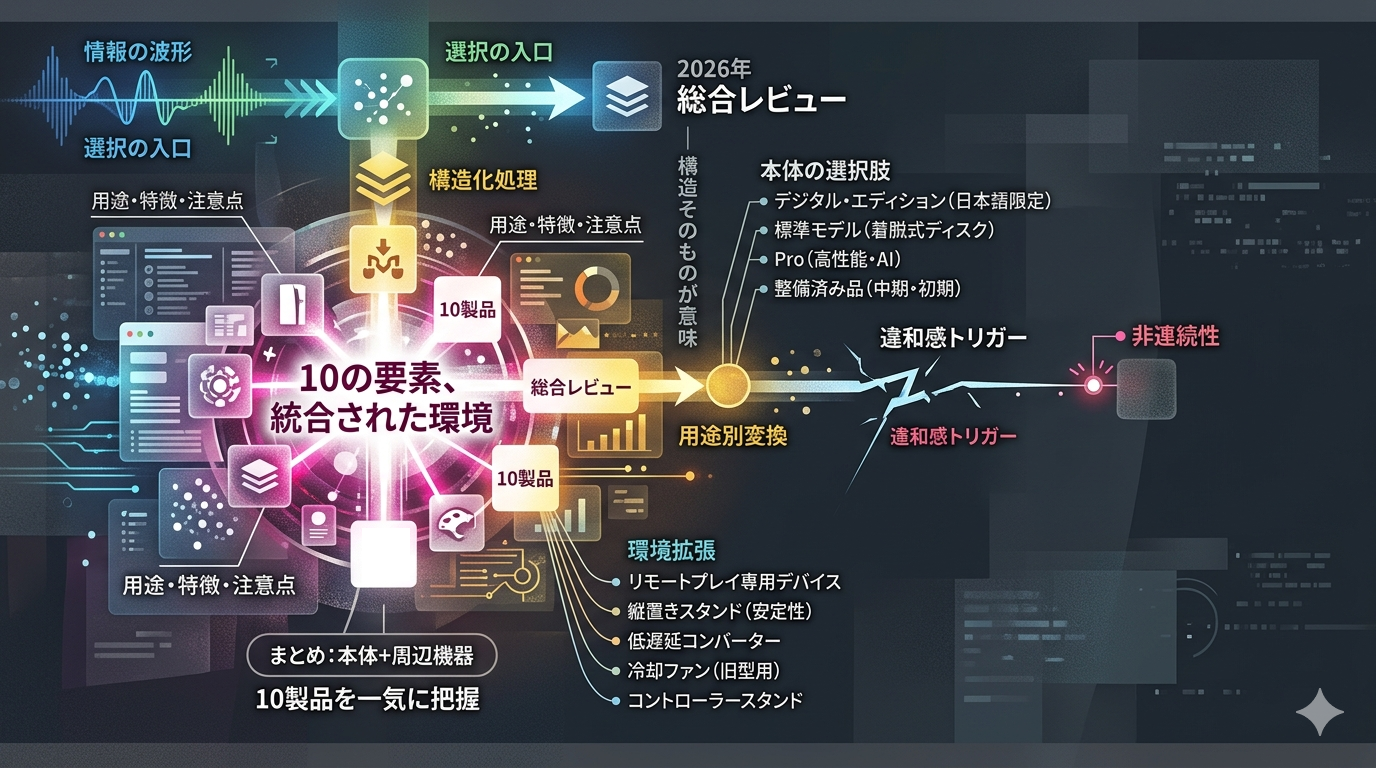 PS5本体・周辺機器まとめ｜10製品を一気に把握できる総合レビュー（2026年版）