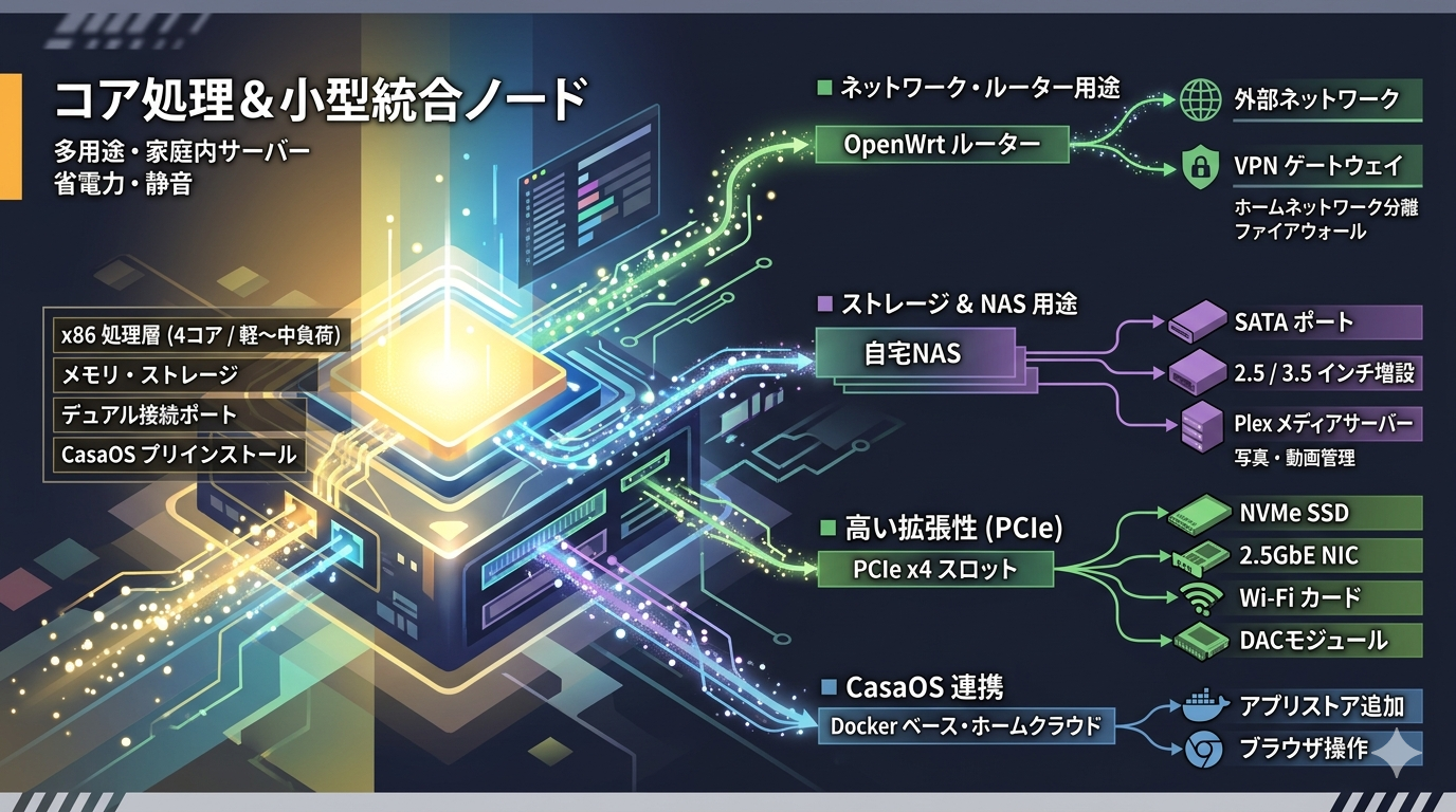 ZimaBoard 232 レビュー｜NAS・VPN・ホームサーバーを小型で実現できる“x86シングルボードサーバー”