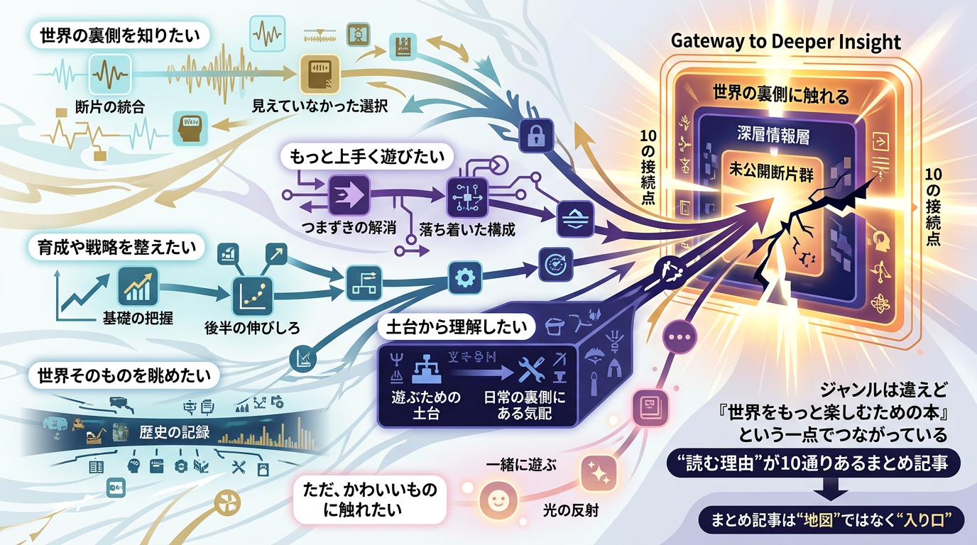 ■ ゲーム世界をもっと楽しむための10冊──ドラクエ、にゃんこ、クトゥルフ、マイクラ。世界の“裏側”に触れる本を集めたら、こうなった。