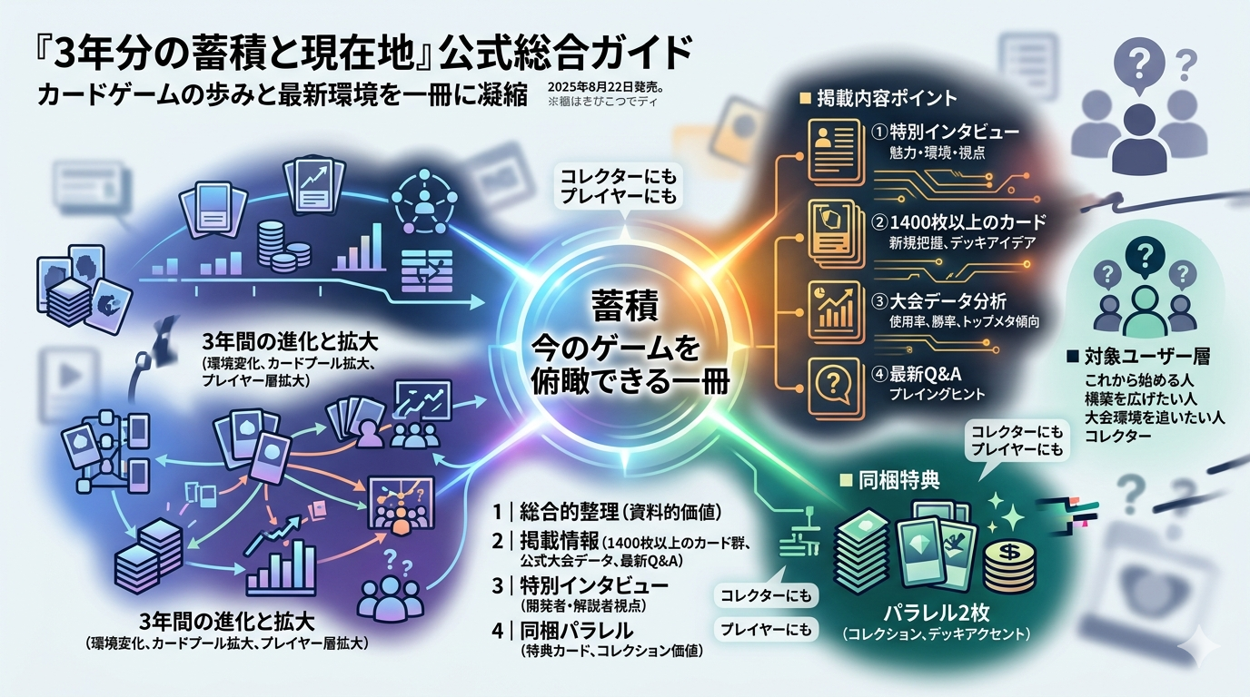 『ONE PIECE CARD GAME 3rd ANNIVERSARY COMPLETE GUIDE』｜3周年の歩みと最新環境を一冊でたどれる公式ガイド