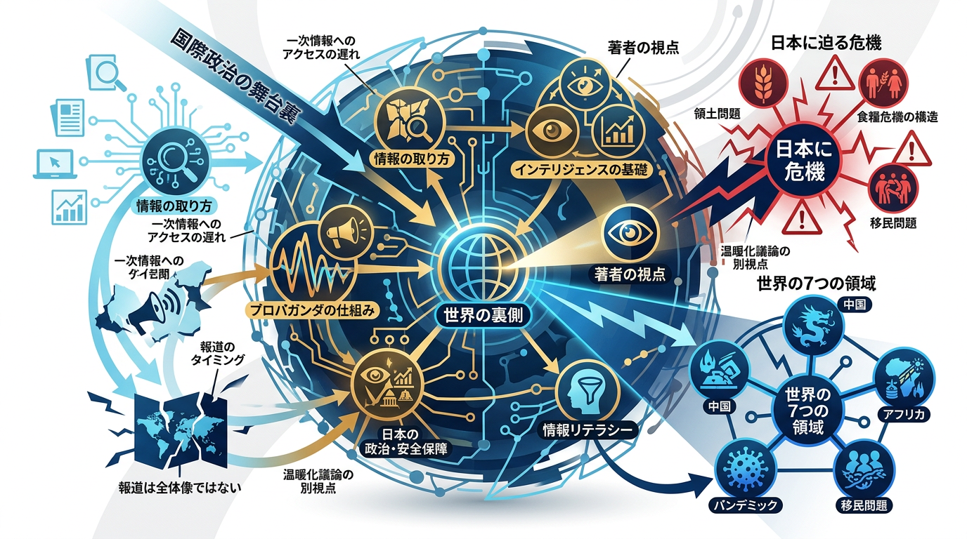 『「こうして日本人だけが騙される」マスコミが報じない「国際政治の舞台裏」』レビュー｜“著者の視点で語られる世界の裏側”を読み解く一冊