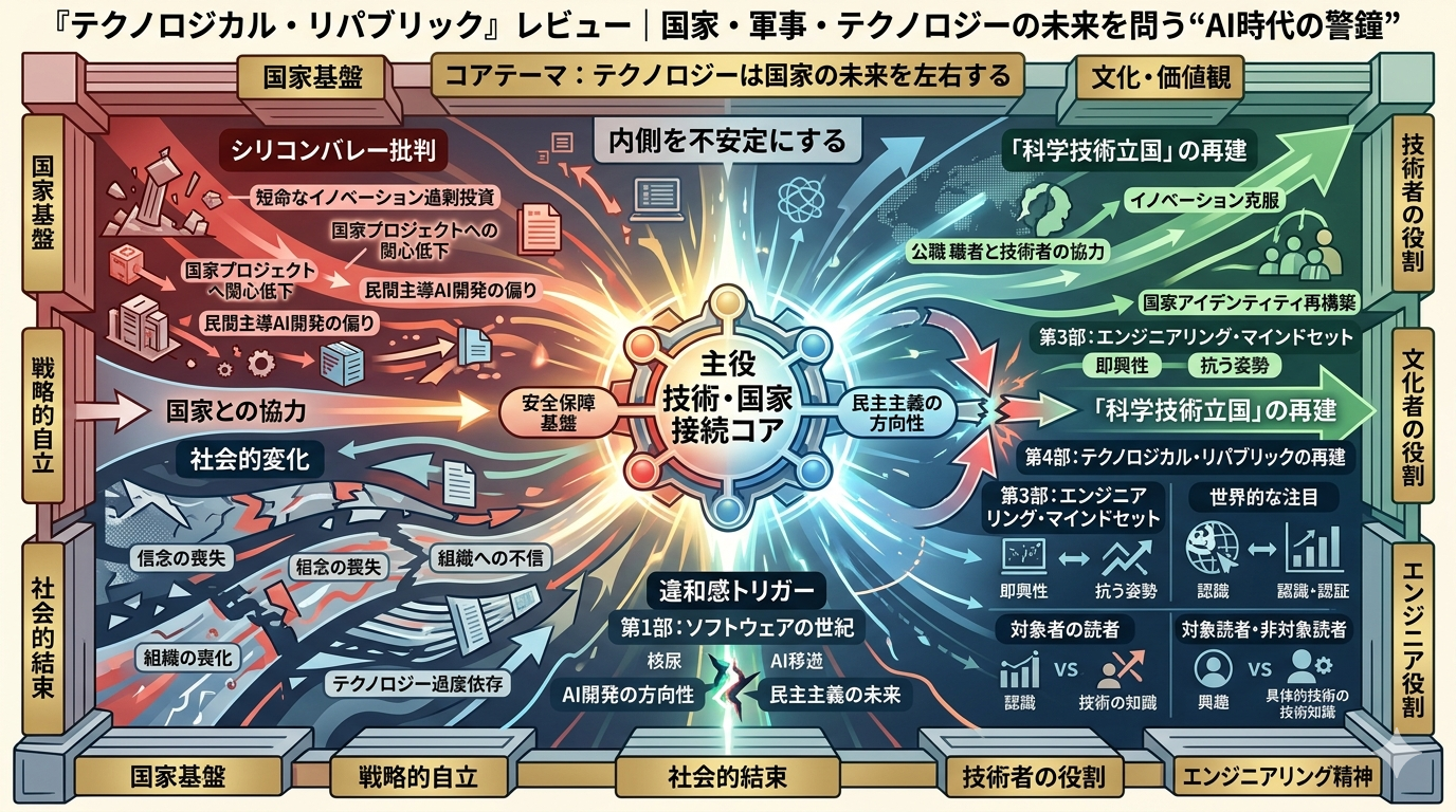 『テクノロジカル・リパブリック』レビュー｜国家・軍事・テクノロジーの未来を問う“AI時代の警鐘”