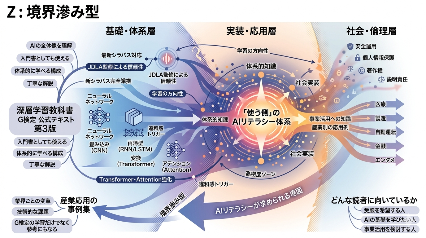 『深層学習教科書 G検定 公式テキスト 第3版』レビュー｜AI時代の基礎を体系的に学べる“必携の1冊”