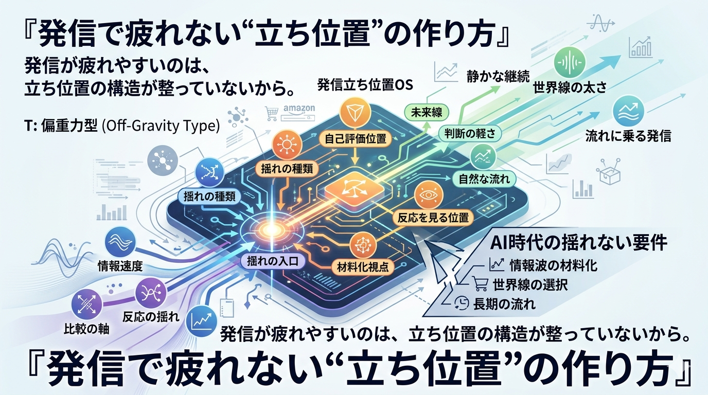 『発信で疲れない“立ち位置”の作り方』