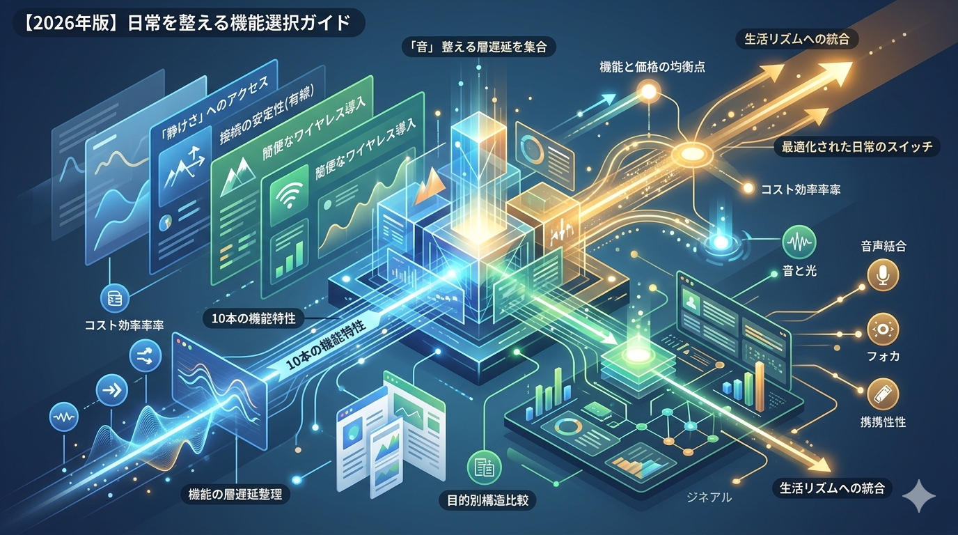 【2026年版】イヤホン10本まとめ：日常を整える“ちょうどいい1本”を選ぶためのガイド