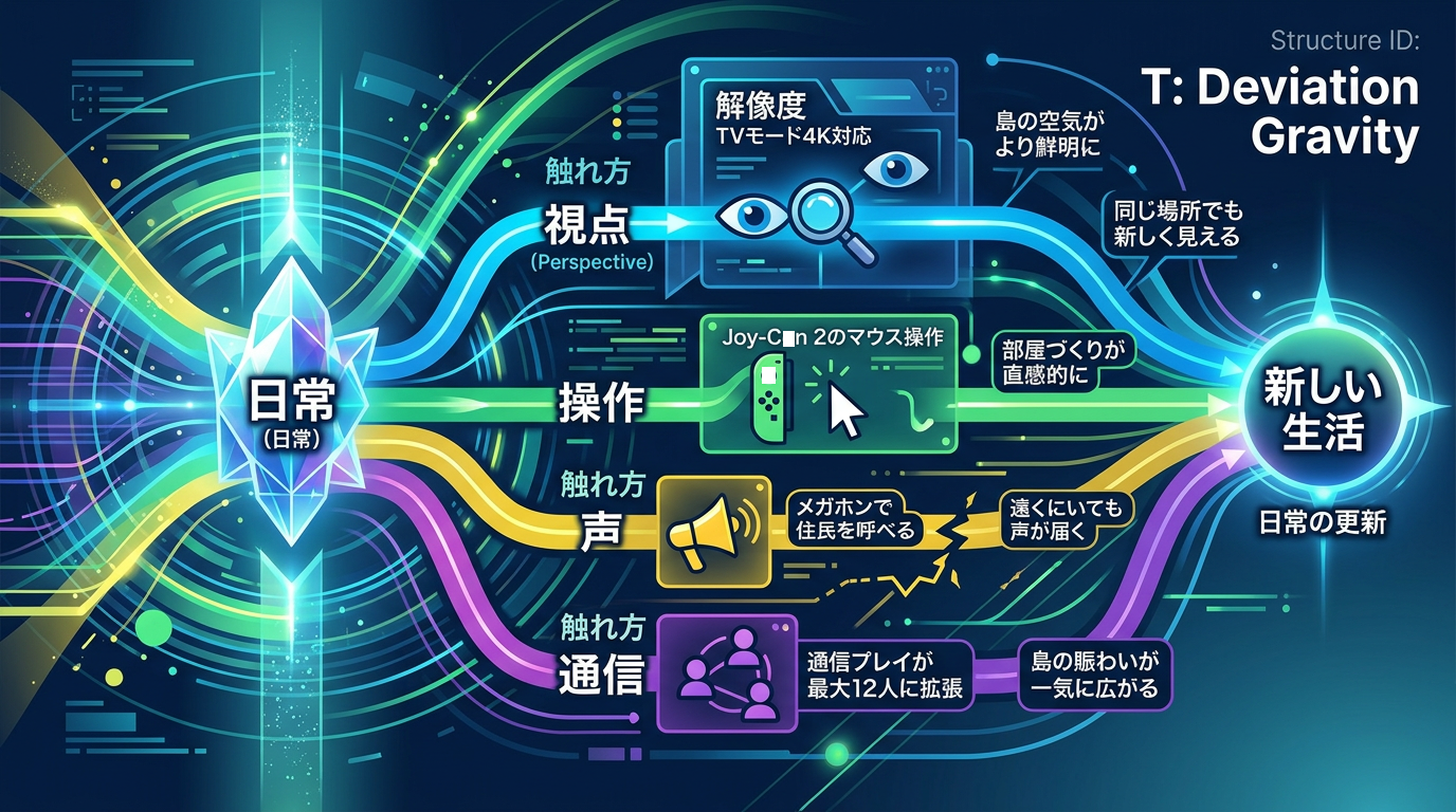 あつ森 Switch2 感想｜日常は触れ方で新しくなる