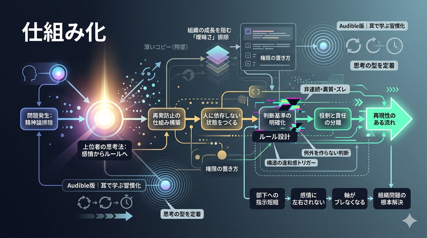 とにかく仕組み化──人の上に立ち続けるための思考法