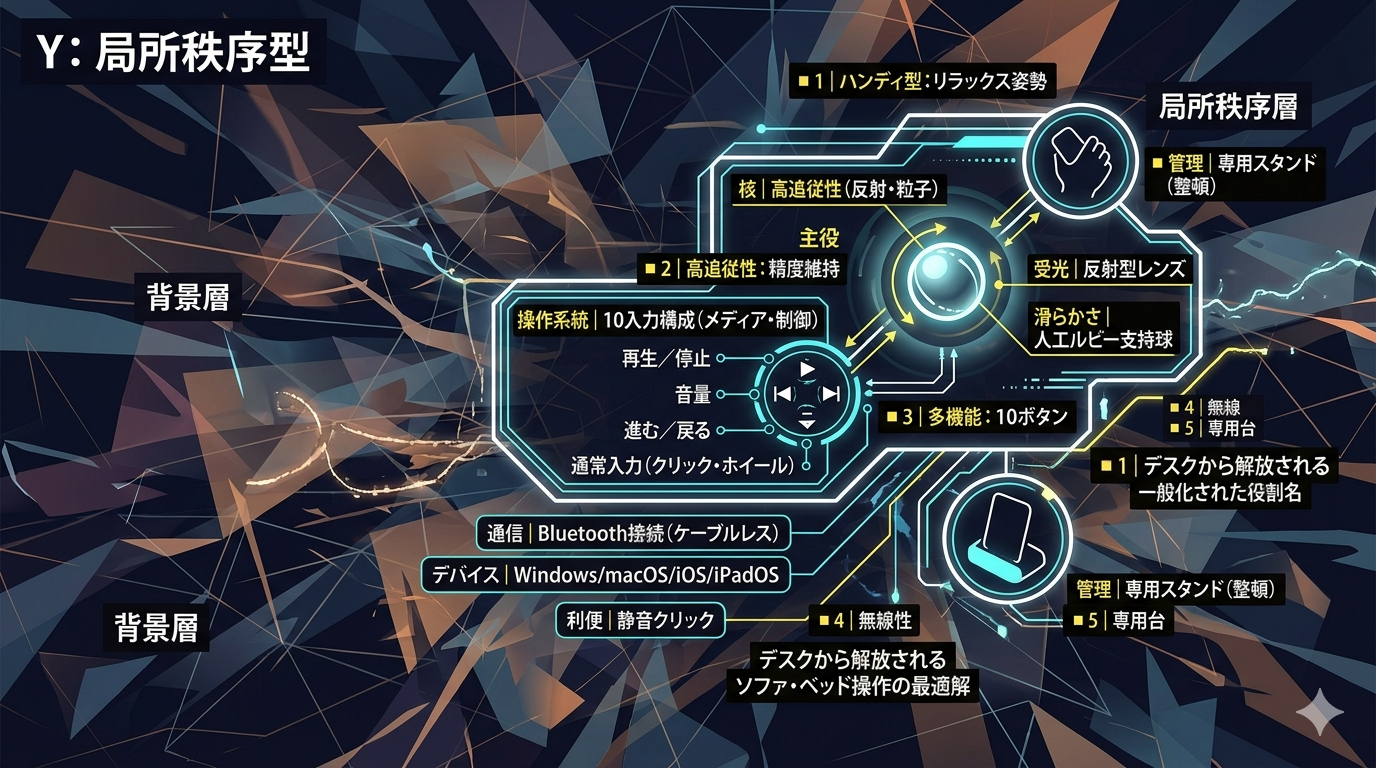 エレコム Relacon（M‑RT1BRXBK）｜“デスクから解放される”ハンディ型トラックボール。ソファ・ベッド操作の最適解