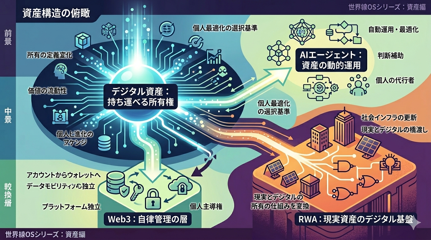 デジタル資産OS──AI時代の“持ち運べる資産”の構造