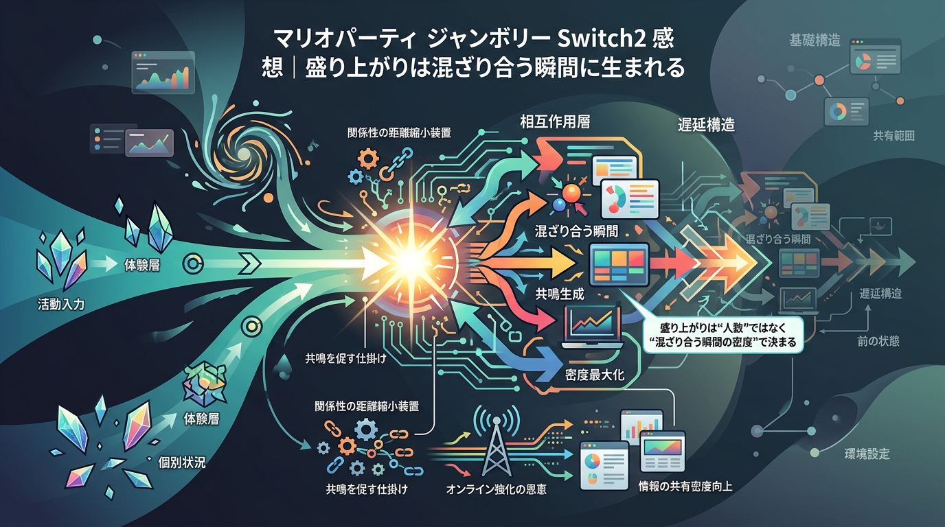 マリオパーティ ジャンボリー Switch2 感想｜盛り上がりは混ざり合う瞬間に生まれる