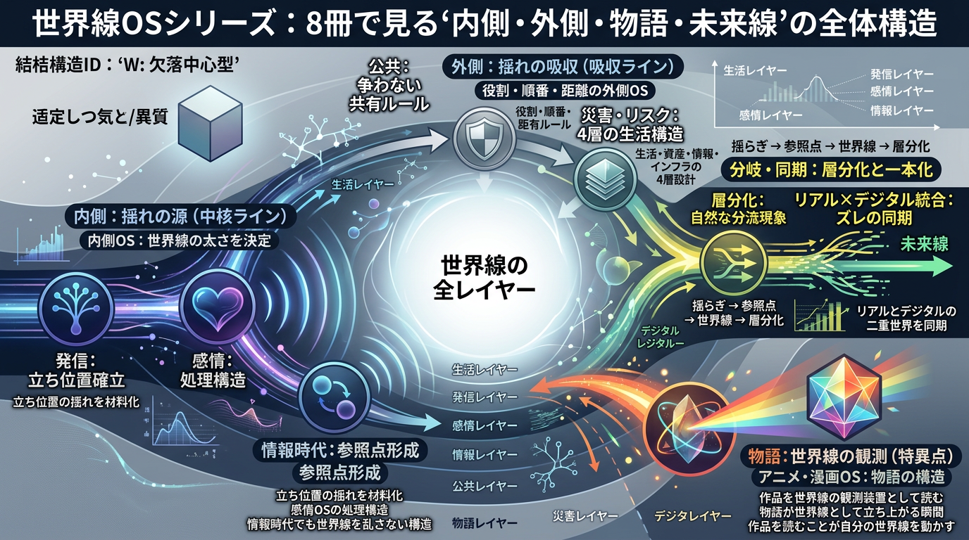 世界線OSシリーズ──8冊で見えてくる“内側・外側・物語・未来線”の全体構造