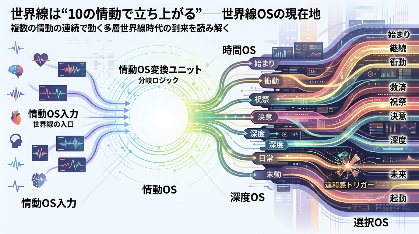 世界線は“10の情動で立ち上がる”──最新10作品で読み解く、世界線OSの現在地