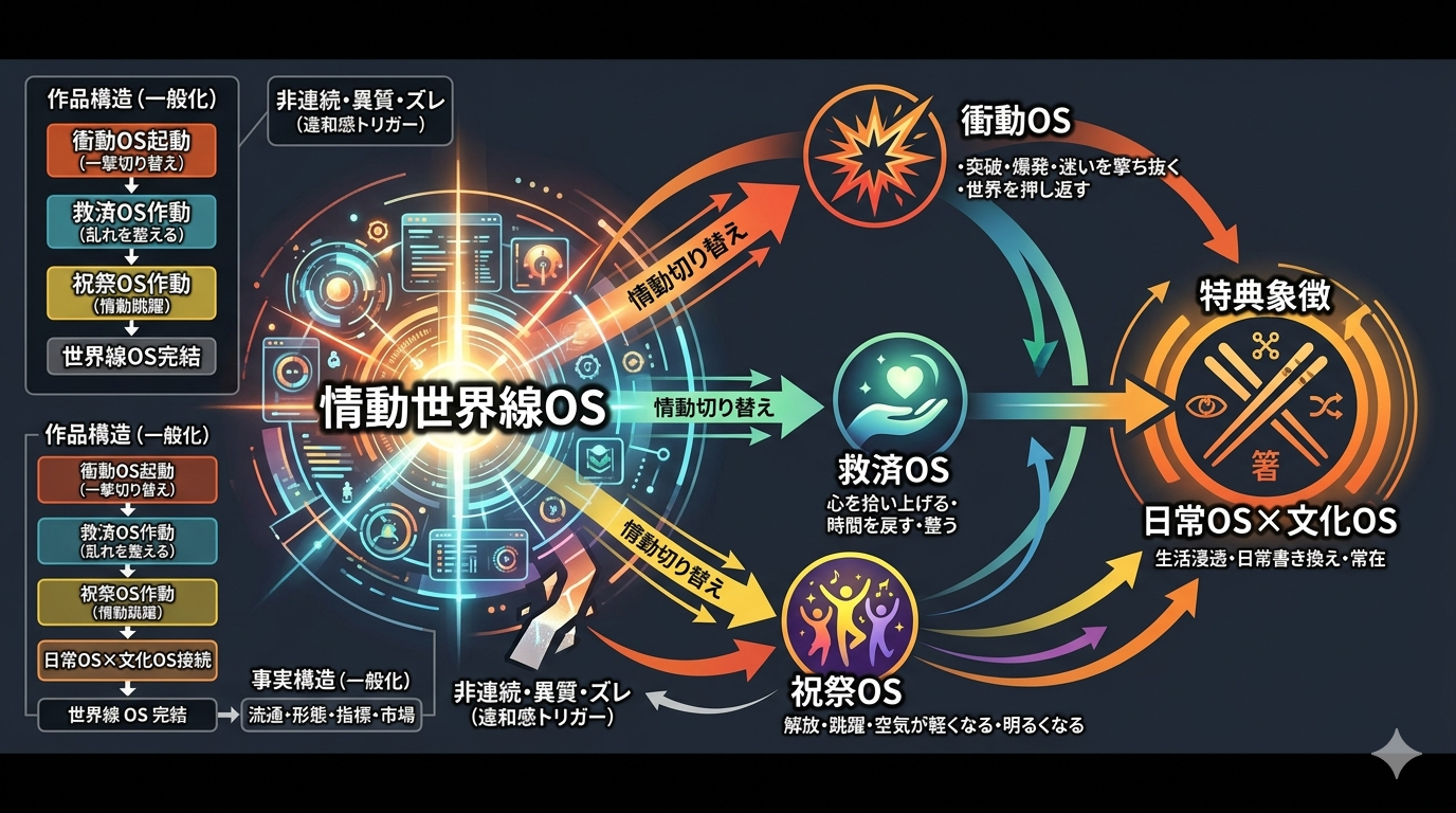 世界線は“衝動・救済・祝祭”で切り替わる──Snow Man『BANG!! SAVE YOUR HEART オドロウゼ！』が開く三重世界線OS