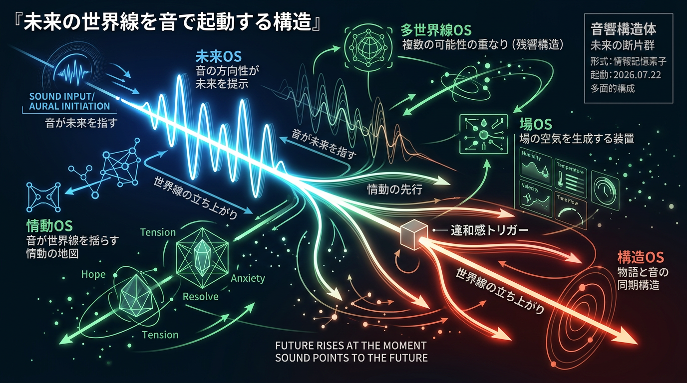世界線は“音が未来を指した瞬間に立ち上がる”──映画『みらいのうた』サウンドトラックが開く、未来OSと情動OSの構造