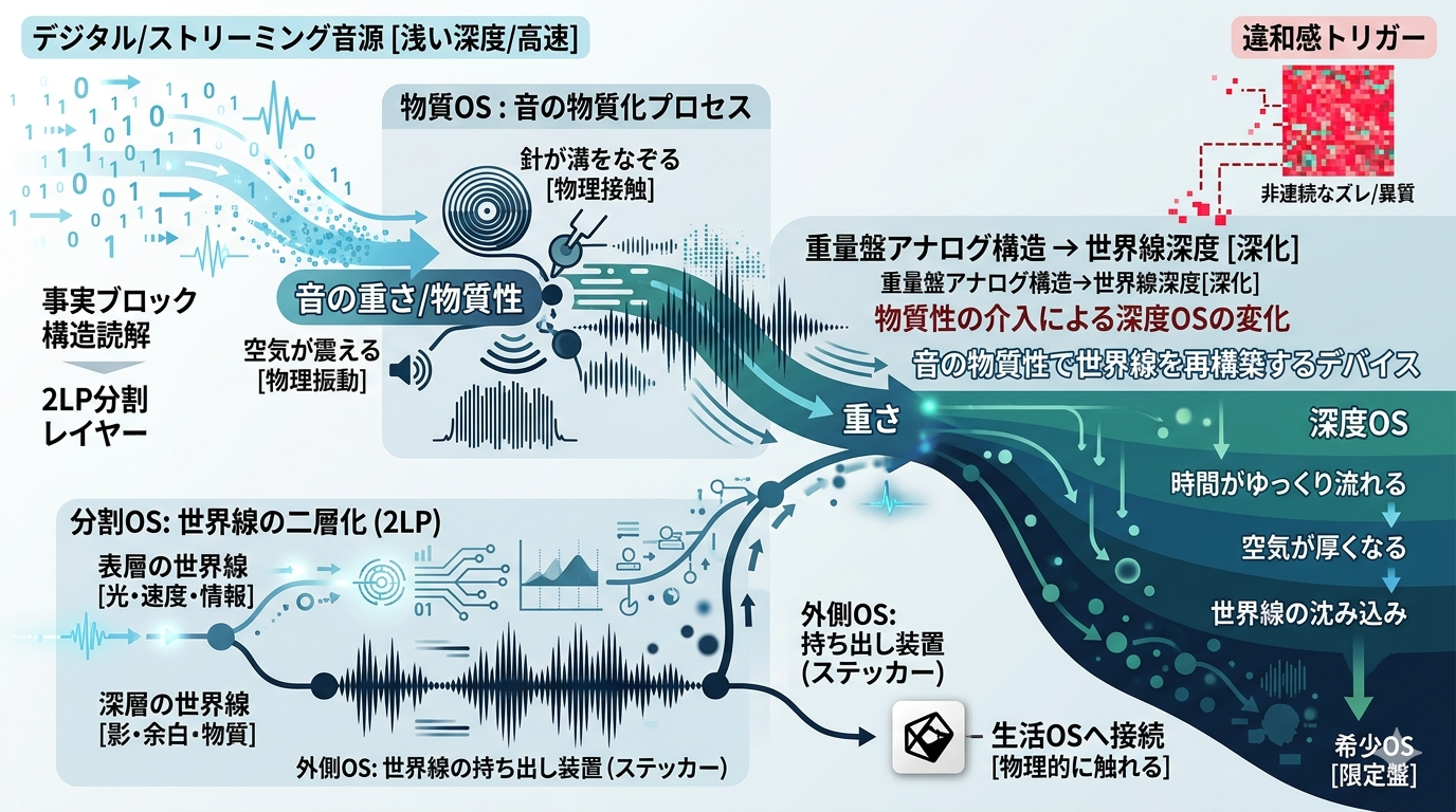 世界線は“音が物質になった瞬間に深度が変わる”──サカナクション『sakanaction（重量盤アナログ）』が開く、物質OSと深度OSの構造