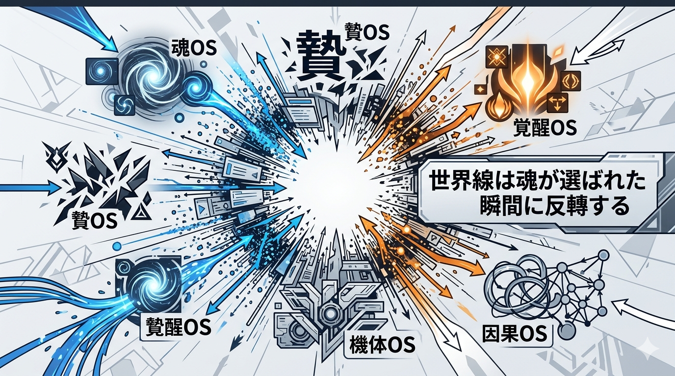 世界線は“魂が選ばれた瞬間に反転する”──『忘星のヴァリシア 第一章：劫火』が開く、魂OSと覚醒OSの構造