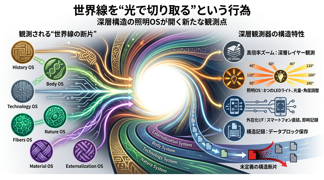 世界線を“光で切り取る”という行為──SKYBASIC USB顕微鏡が開く、ミクロ構造の照明OS