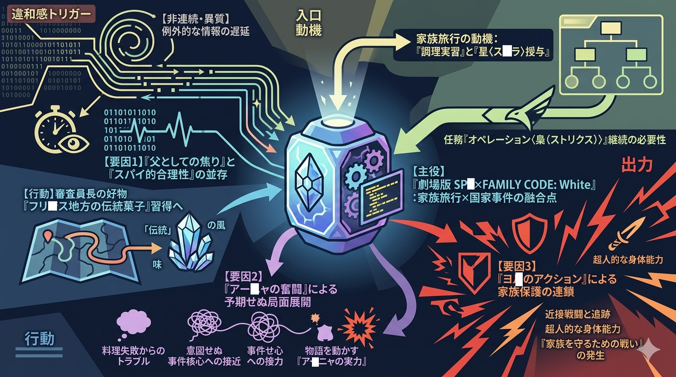 劇場版 SPY×FAMILY CODE White──フォージャー家の“家族旅行”が、世界を揺るがす事件へ変わる