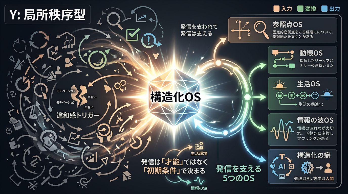 動画・SNS運用OS｜発信は「努力」ではなく“構造”で続く──軽さで伸びる未来の発信術