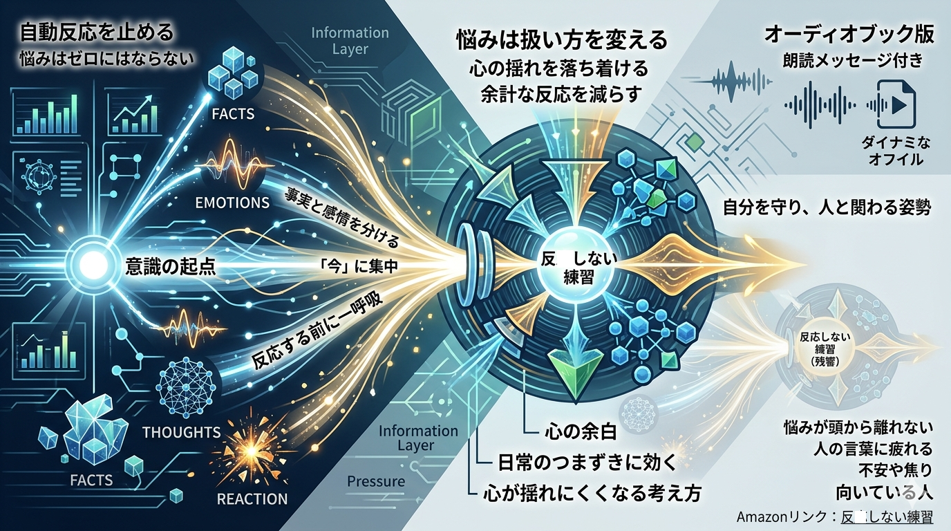 反応しない練習｜悩みに振り回されないための“ブッダのシンプルな考え方”