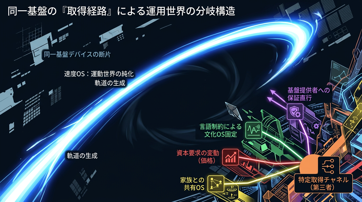同じSwitch2でも“販売者で世界線が変わる”──NEXURISE版 マリオカート ワールド セットが示す、購入後の分岐OS図