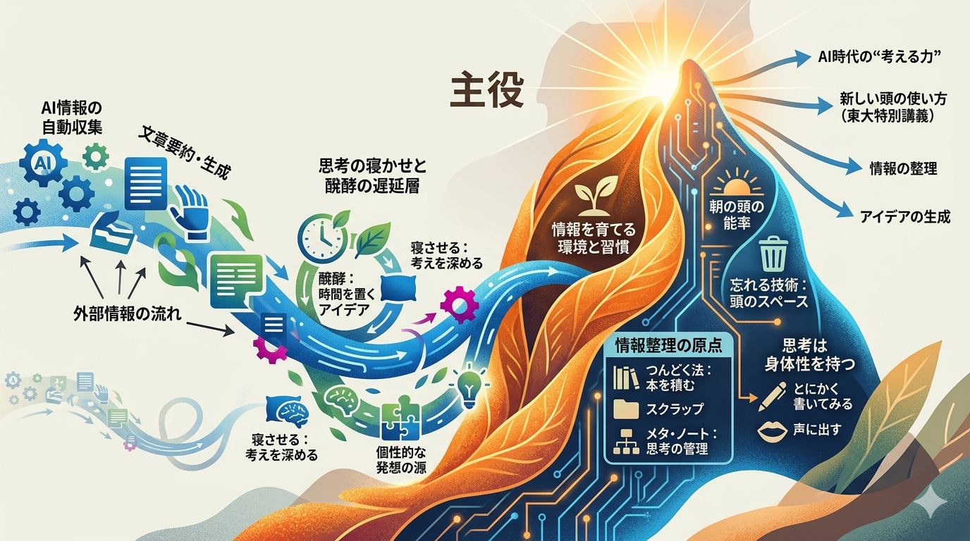 新版 思考の整理学｜40年読み継がれる“考える力の原点”を、AI時代にもう一度