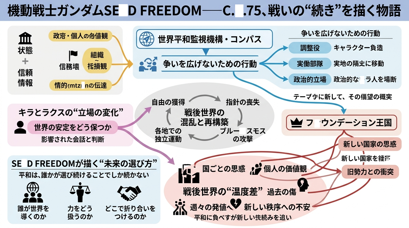 機動戦士ガンダムSEED FREEDOM──C.E.75、戦いの“続き”を描く物語