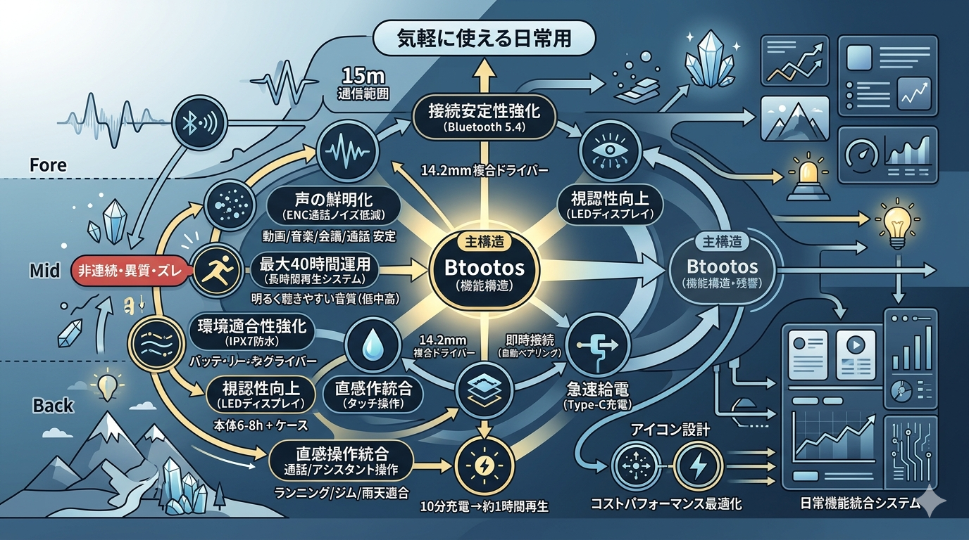 気軽に使えて、日常に馴染む──Btootos（2026年版）がつくる扱いやすいワイヤレス体験