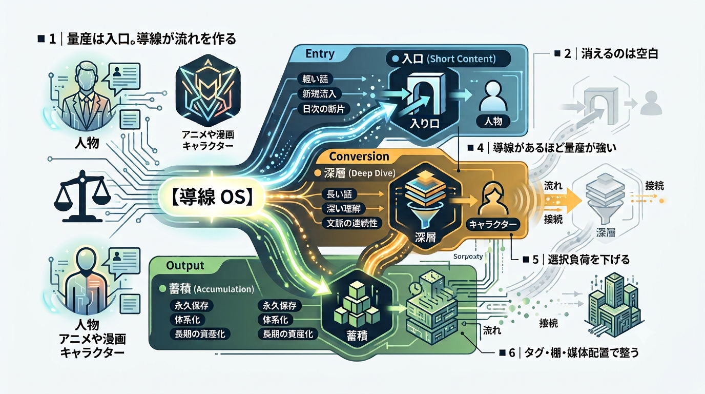 2378｜【導線OS】一般の人がAIで量産しても消える理由と残る人の違い（入口・95）