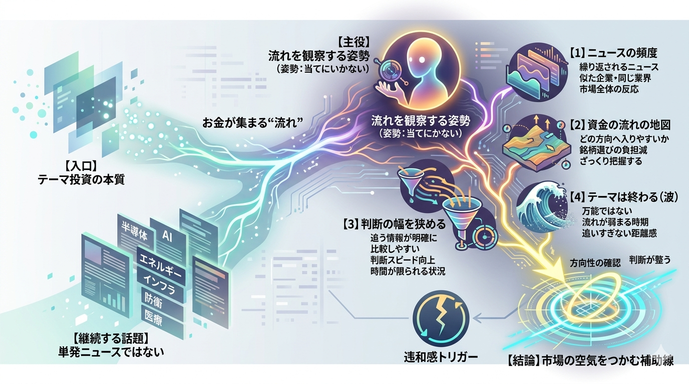 568｜【ママ投資家が育休中に１億貯めた株式投資】テーマ投資の本質──お金が集まる“流れ”を読む考え方
