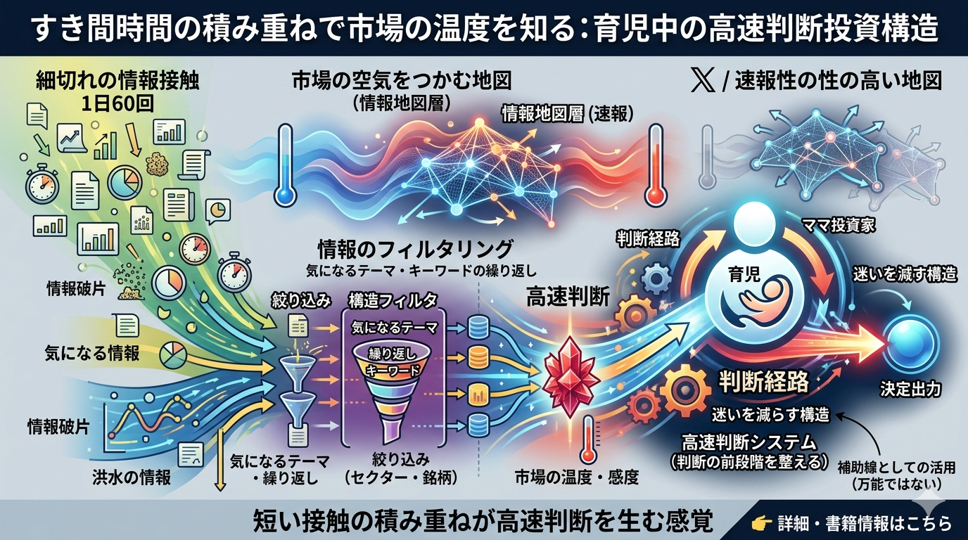 571｜【ママ投資家が育休中に１億貯めた株式投資】1日60回の情報収集──“X”を武器にする高速判断の考え方