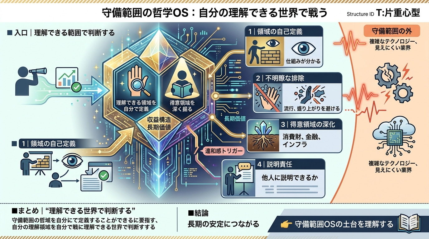 577｜【バフェット8哲学】“守備範囲”の哲学──自分の理解できる世界で戦うOS