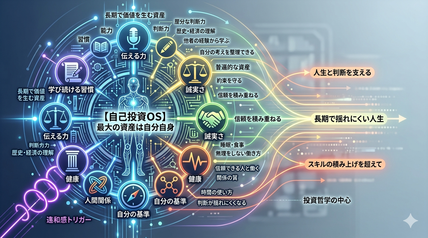 582｜【バフェット8哲学】自分磨きの哲学──“最大の資産は自分自身”というOS