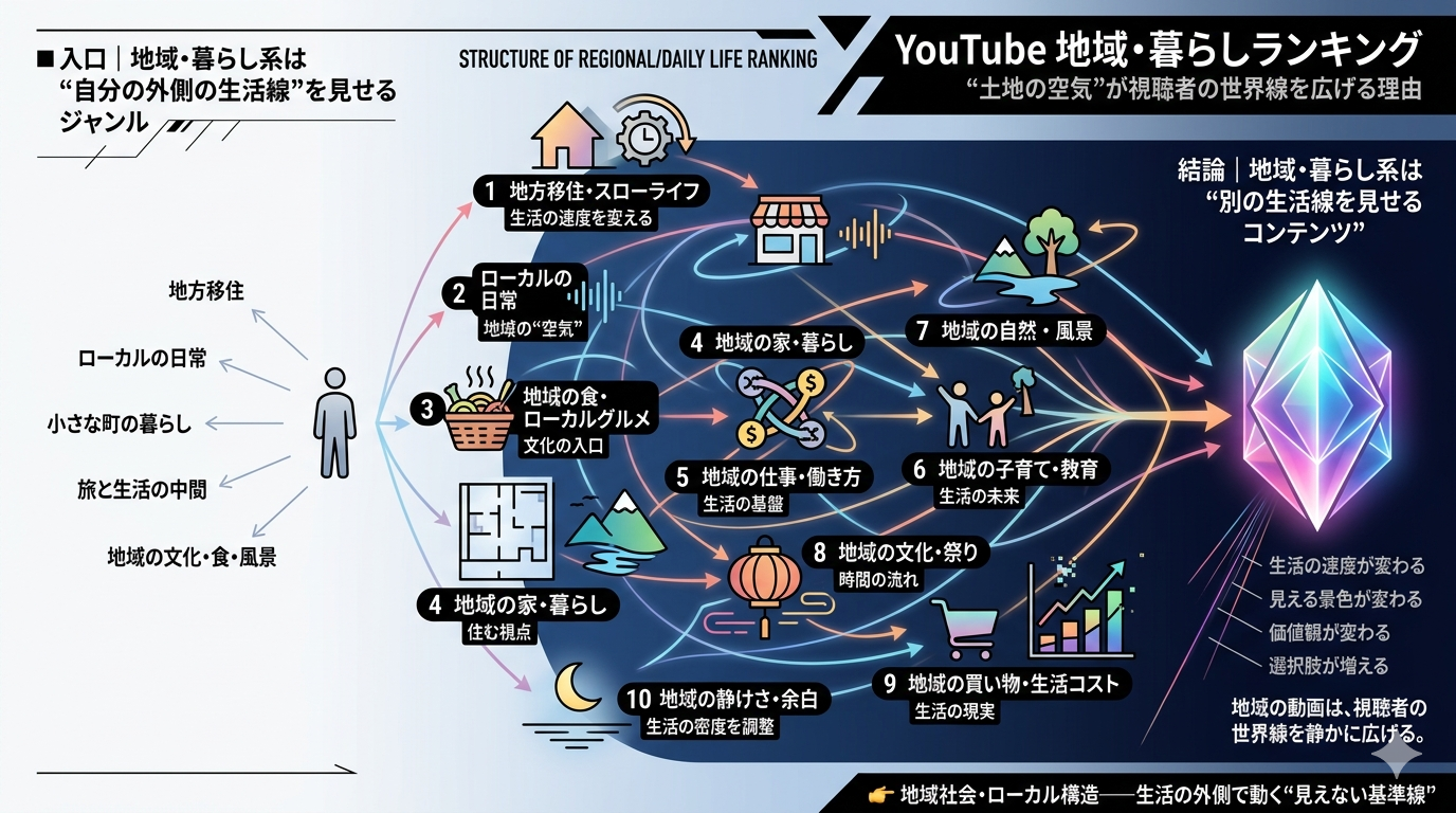 626｜YouTube地域・暮らしランキング