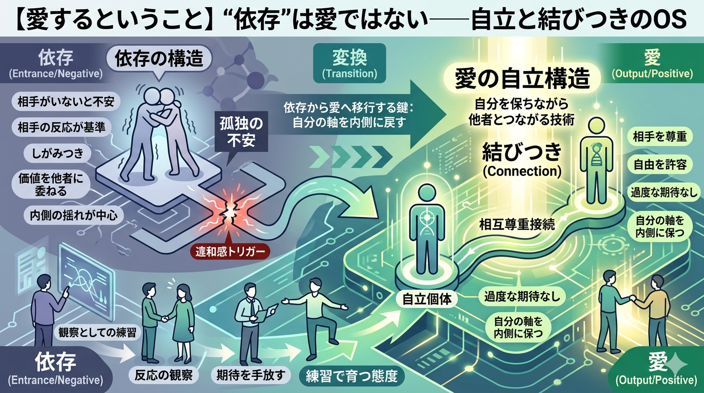 721｜【愛するということ】“依存”は愛ではない──自立と結びつきのOS