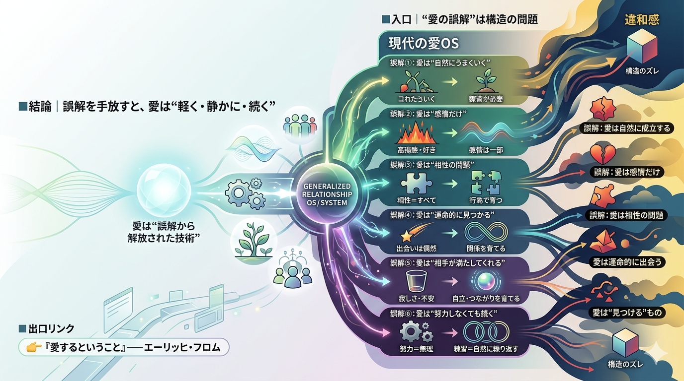 723｜【愛するということ】“愛の誤解”が人を不幸にする──現代の愛OS