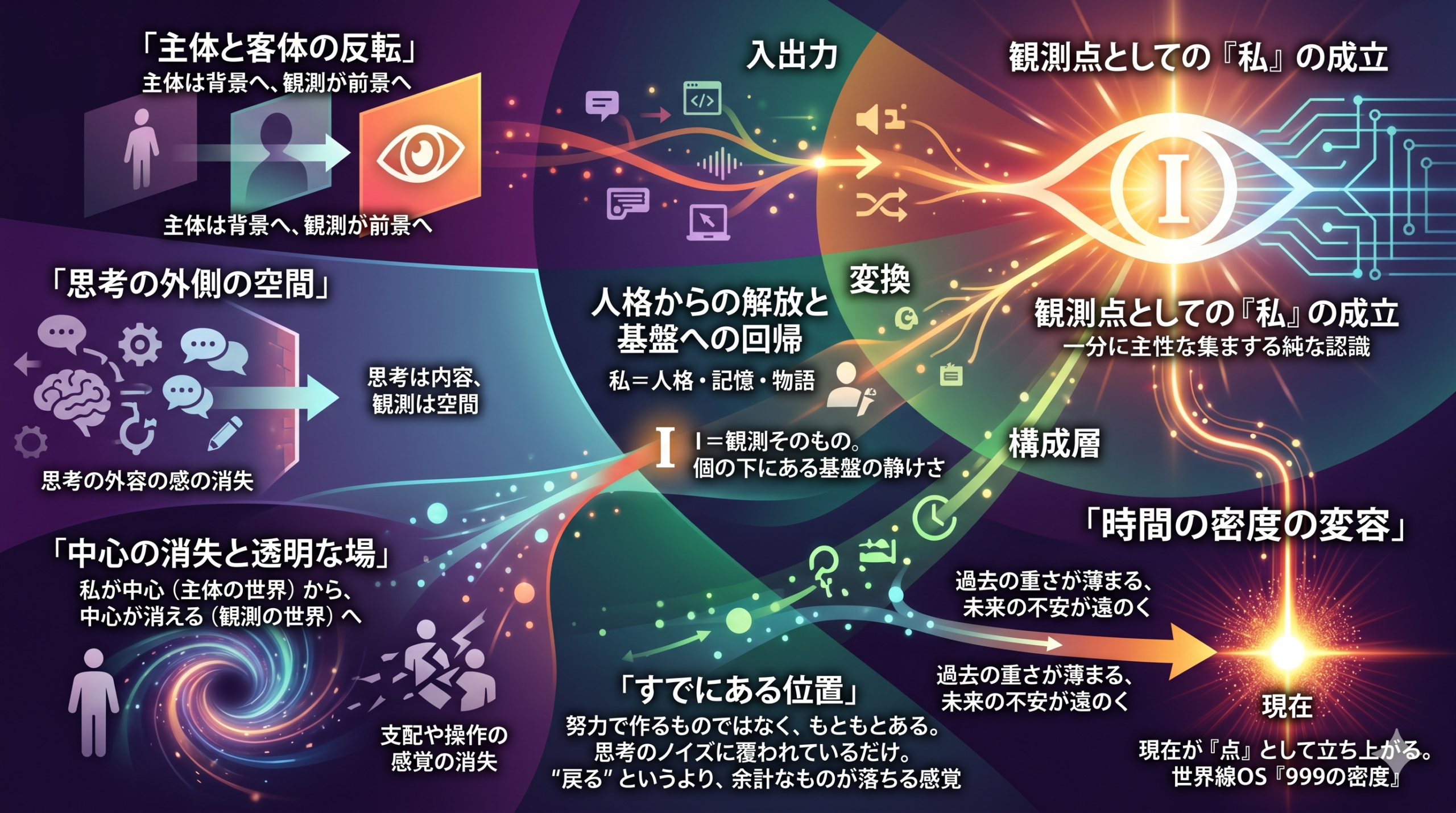 『＜わたし＞』【I＝純粋意識】“観測点としての私”が立ち上がる瞬間の構造