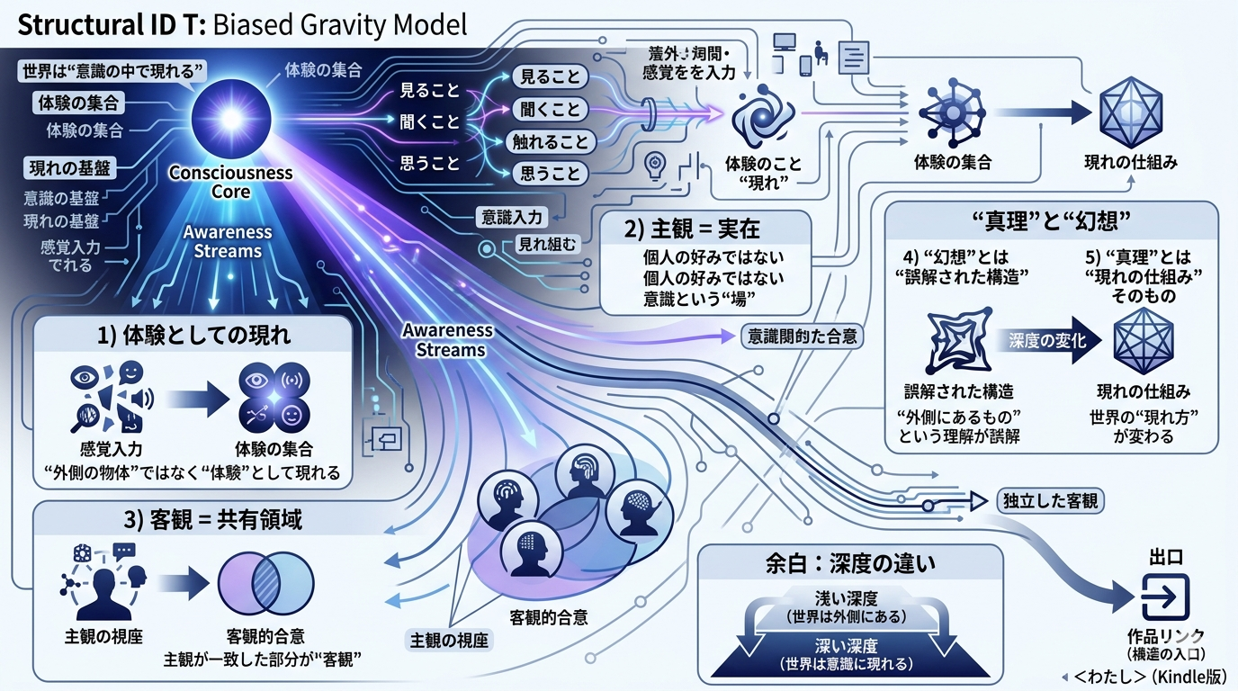 『＜わたし＞』【真理と幻想】世界は“意識の中で現れる”の構造的意味