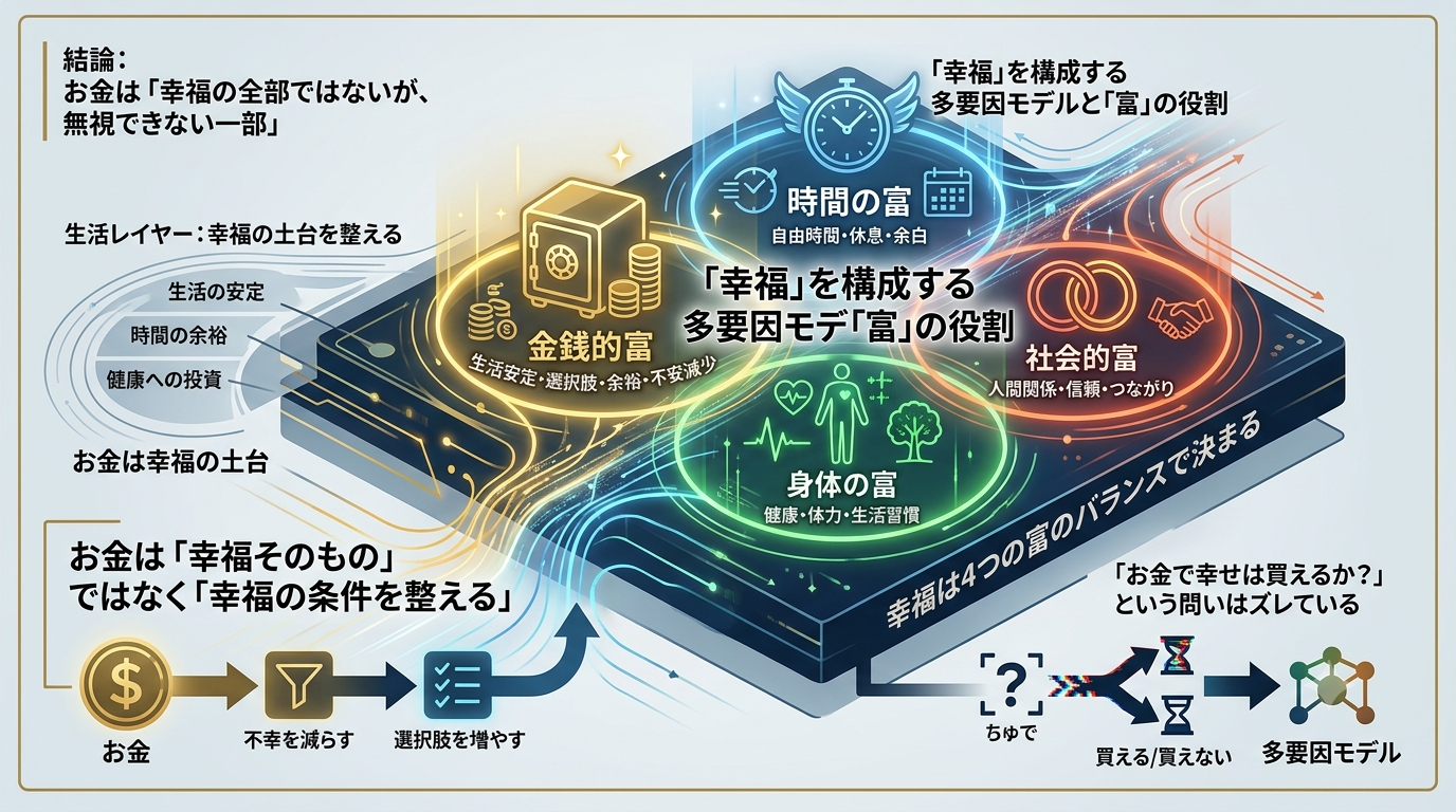 【THE WEALTH LADDER】お金で幸せは買えるか──幸福OSと富の関係