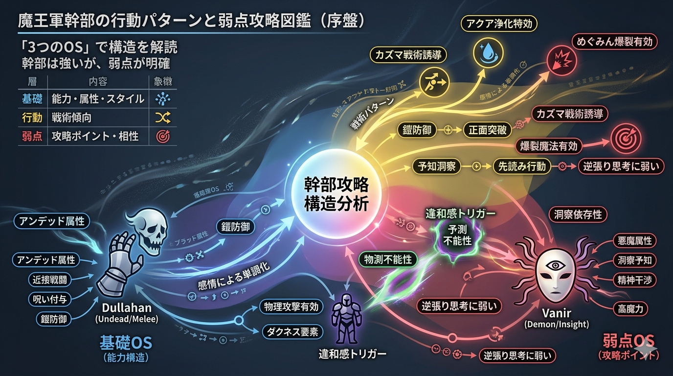 【このすばS1】魔王軍幹部の行動パターンと弱点攻略図鑑（序盤）