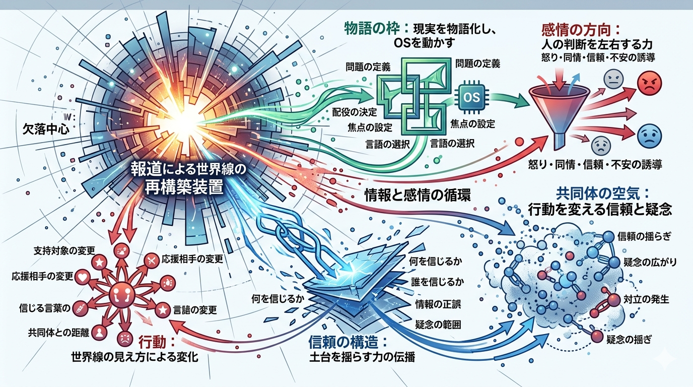 【メガチャーチ】報道で世界線が変わる──信頼OSの崩壊と再構築（改訂版）