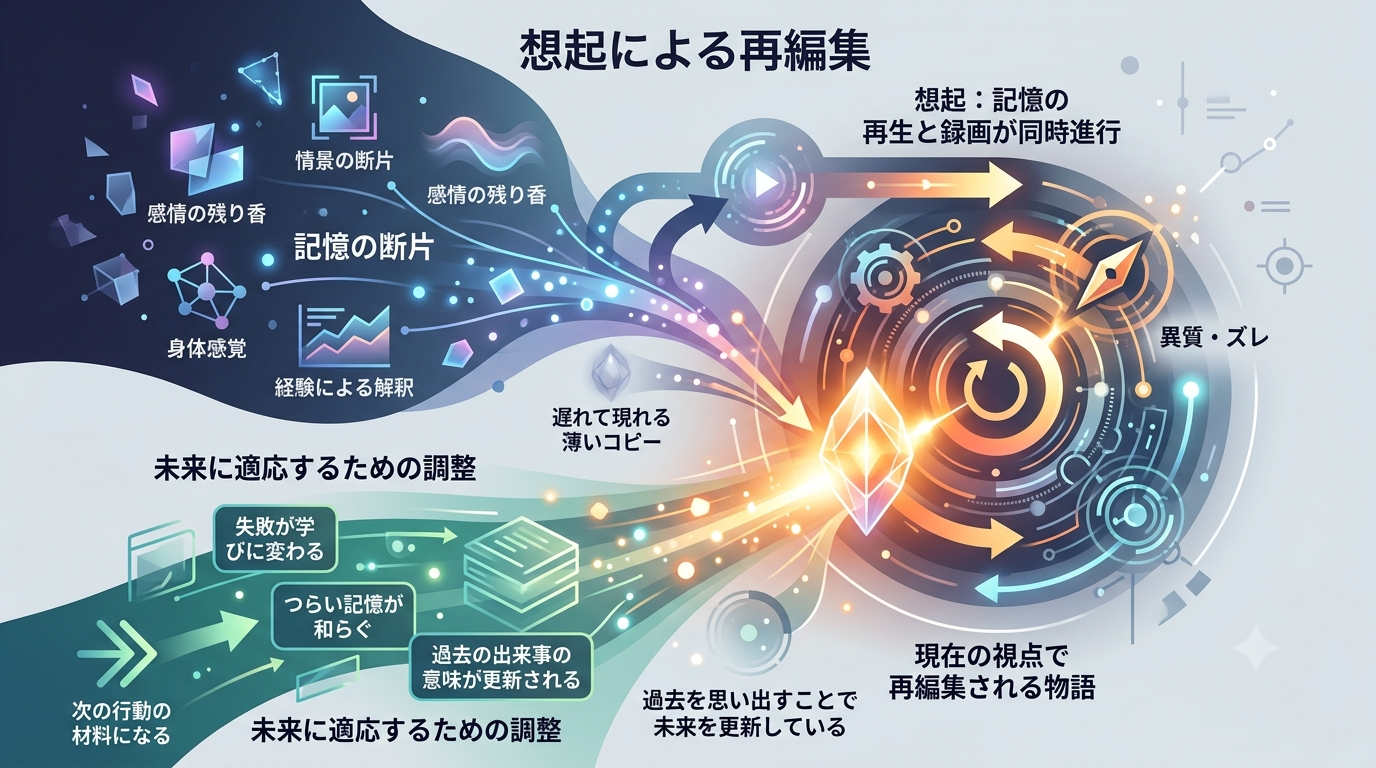 【人はなぜ記憶するのか】想起は記憶を書き換える──“再生と録画”の同時進行