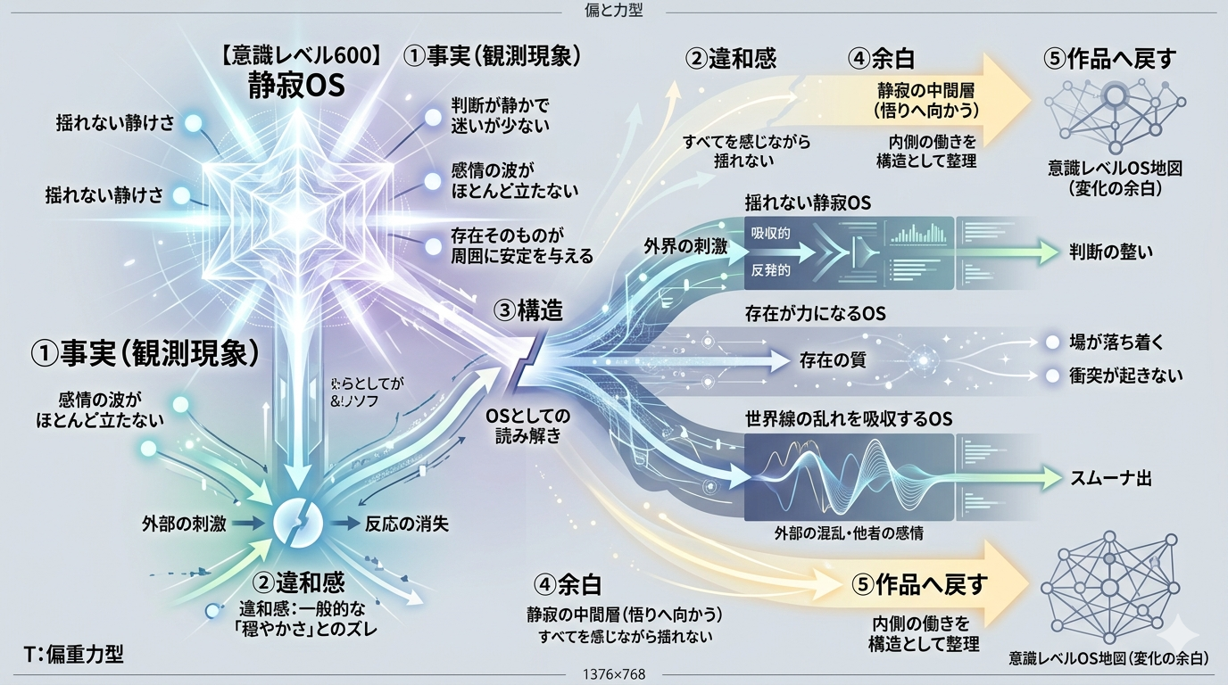 【意識レベル600】平和は存在そのものが力になる“静寂OS”