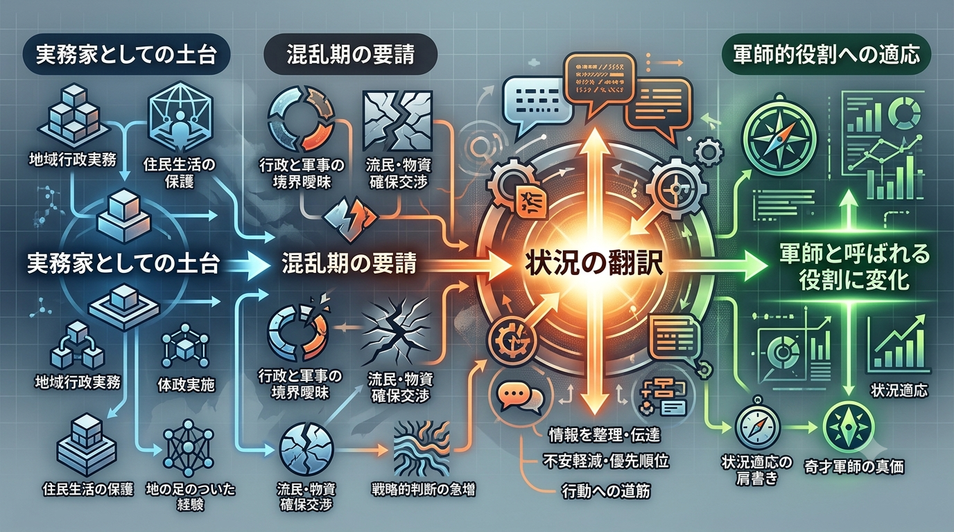 【日本三國】三角青輝が“奇才軍師”と呼ばれるに至った成長曲線──混乱期が生んだ異能のリーダー