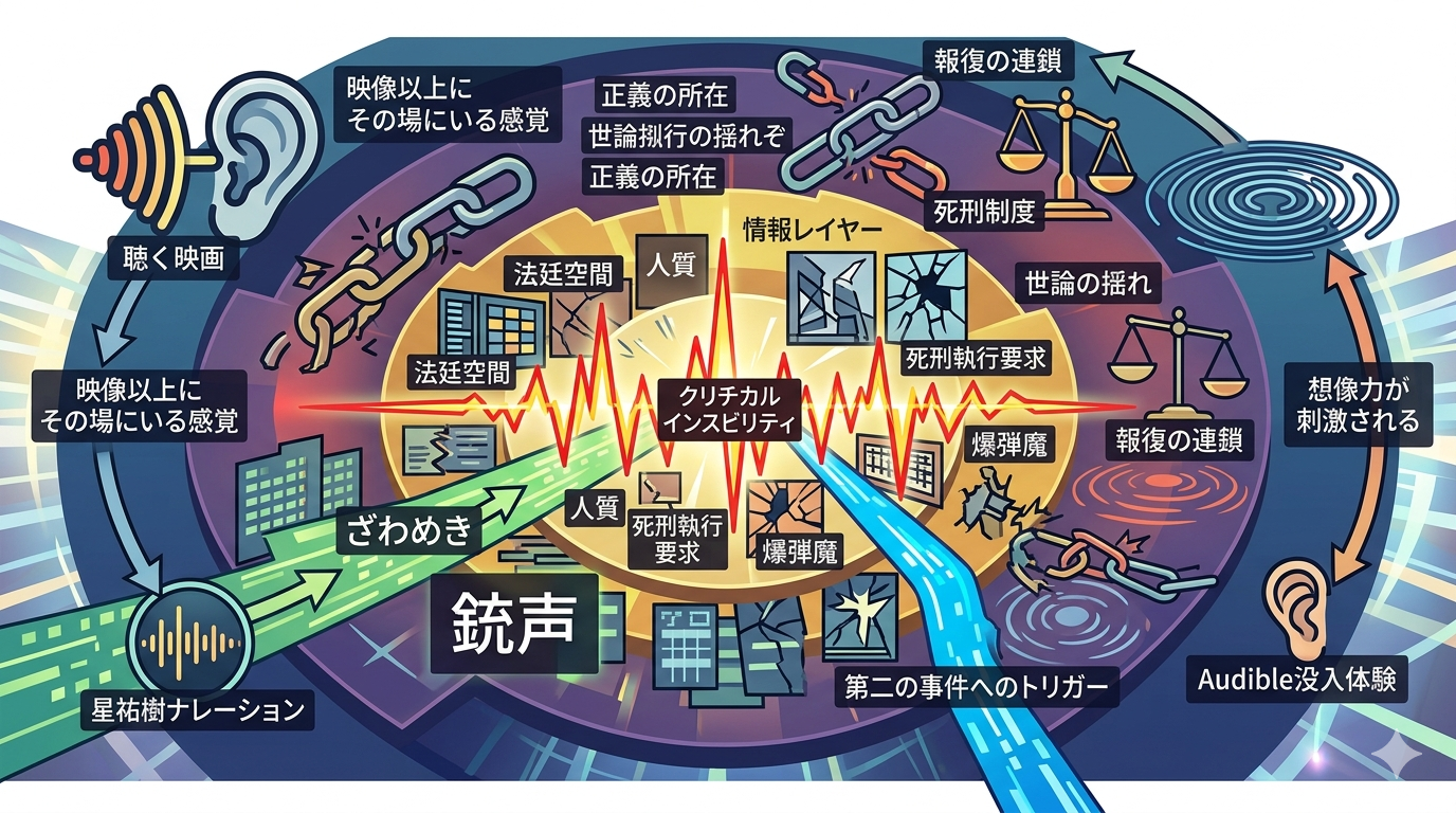 【法廷占拠 爆弾2（Audible完全版）】緊迫の“法廷籠城事件”が再び動き出す