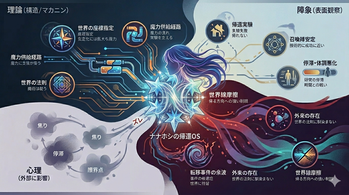 【無職転生S2】ナナホシ帰還OS：帰れない理由と召喚研究の限界解析書