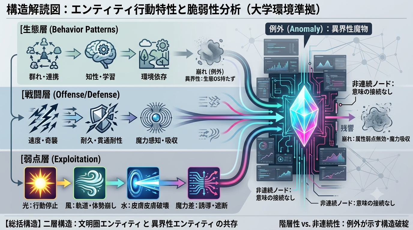 【無職転生S2】魔族・魔物の行動パターンと弱点攻略図鑑（大学編）