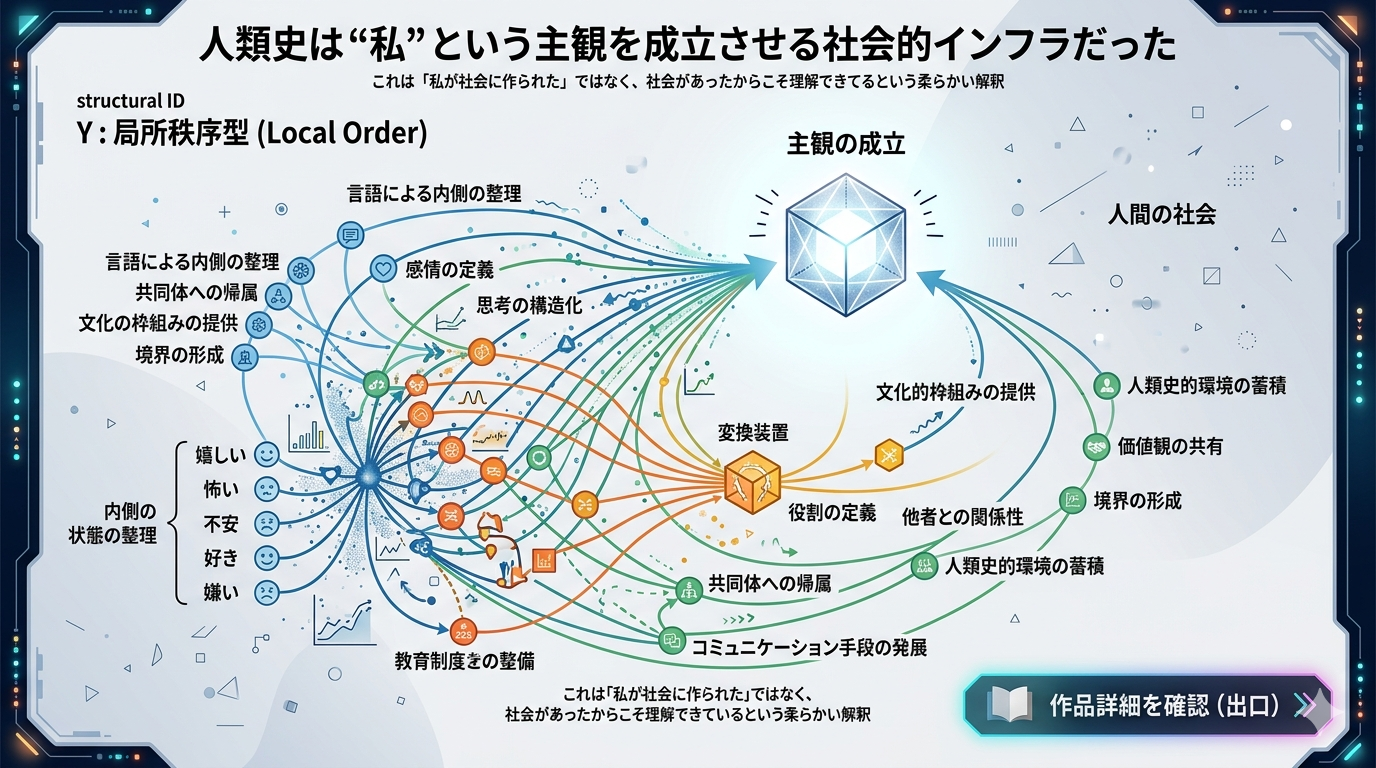 【私という存在の科学】人類史は“私”という主観を成立させる社会的インフラだった